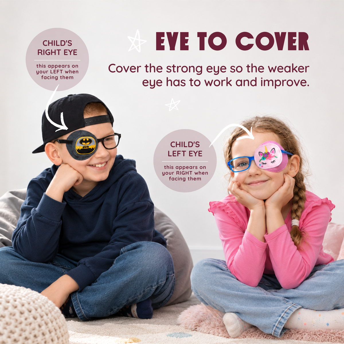 Race Car Eye Patch for Glasses