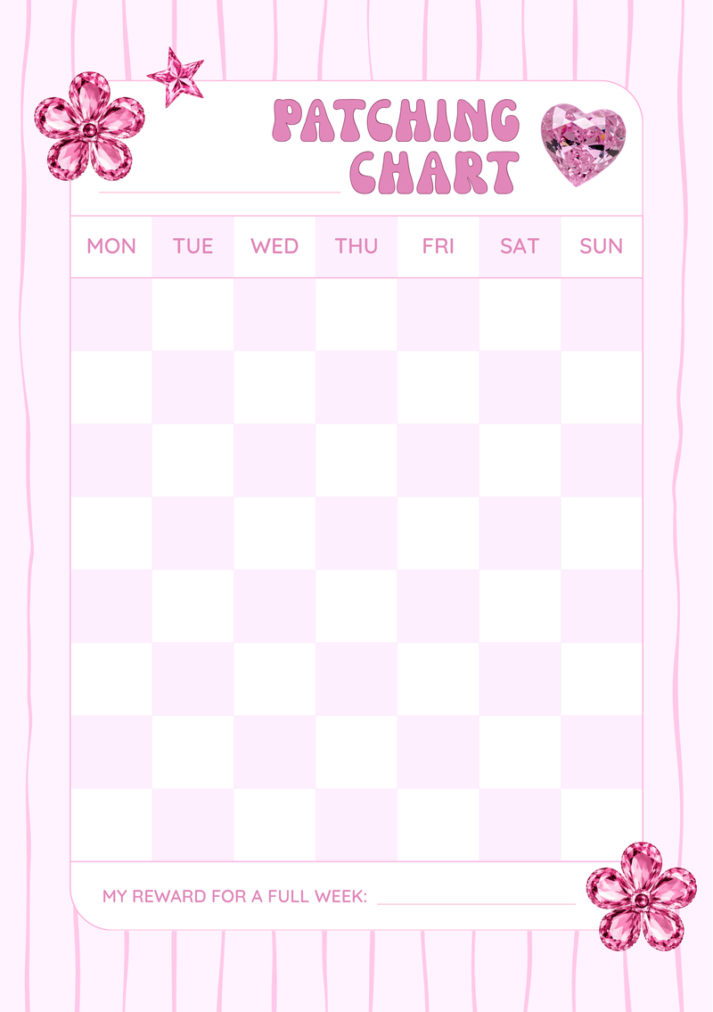 Sparkle Patching Chart